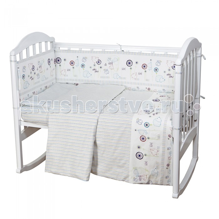 Комплекты в кроватку Baby Nice (ОТК) Споки ноки Ежик (6 предметов)