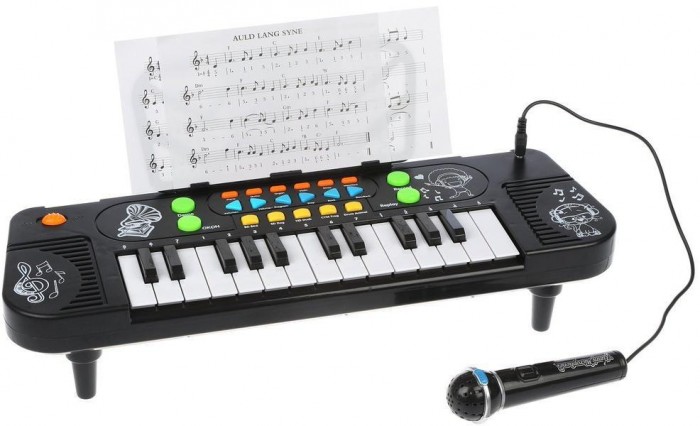 Музыкальный инструмент Наша Игрушка Детский синтезатор 8814A-1