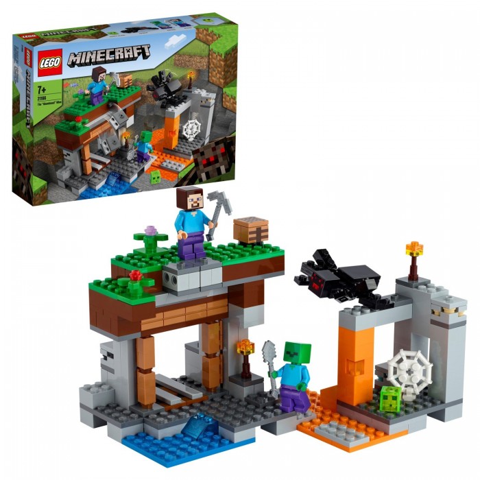 

Конструктор Lego Minecraft 21166 Заброшенная шахта, Minecraft 21166 Заброшенная шахта