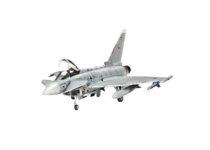 

Revell Сборная модель Самолет Eurofighter Typhoon с фигуркой пилота, Сборная модель Самолет Eurofighter Typhoon с фигуркой пилота