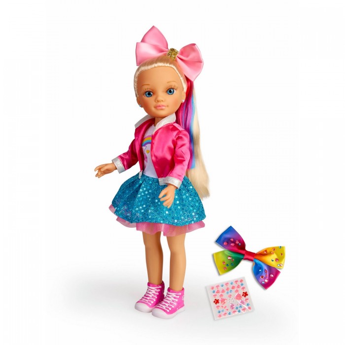 фото Famosa кукла нэнси разноцветные банты