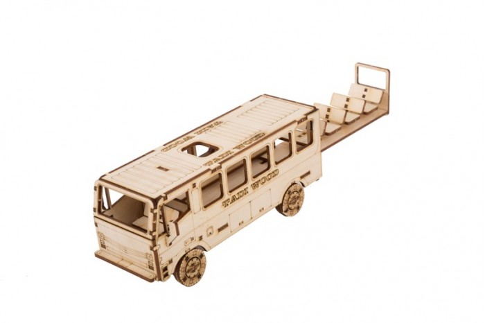 Фото - Сборные модели Tadiwood Конструктор деревянный Автобус конструктор banbao ресторан