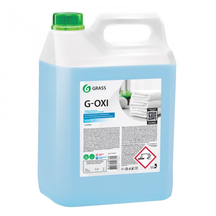 Grass Пятновыводитель-отбеливатель G-Oxi для белых вещей с активным кислородом 5.3 кг