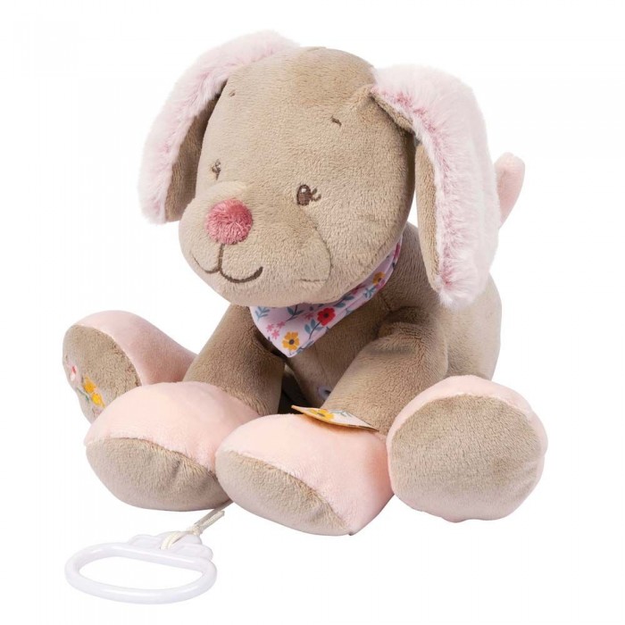 фото Мягкая игрушка nattou musical soft toy iris & lali собачка музыкальная 20 см