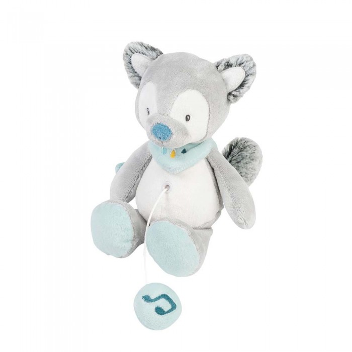 фото Мягкая игрушка nattou musical soft toy mini tim & tiloo волк музыкальная 22 см