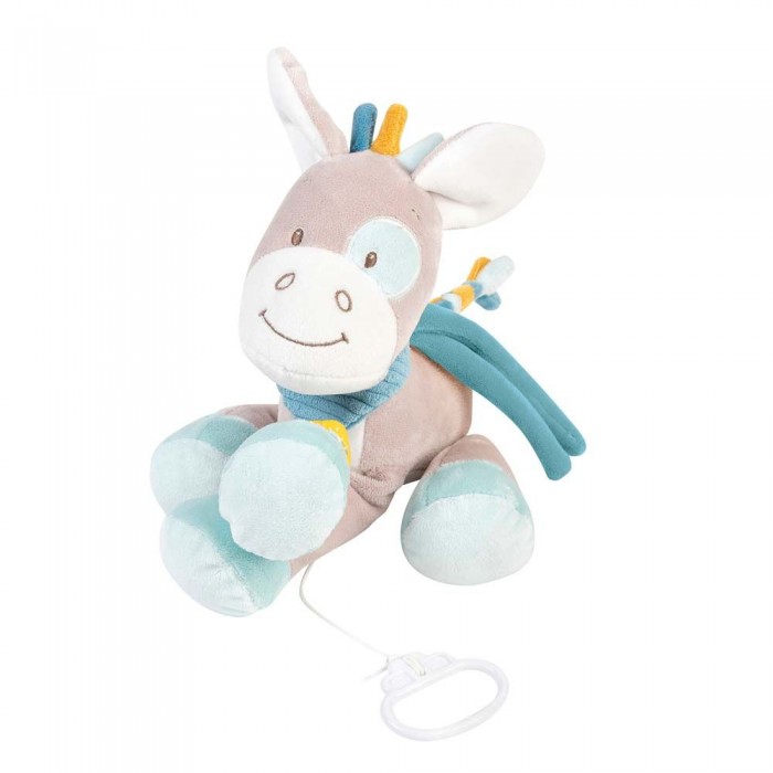 Мягкие игрушки Nattou Musical Soft toy Tim & Tiloo Лошадка музыкальная 26 см