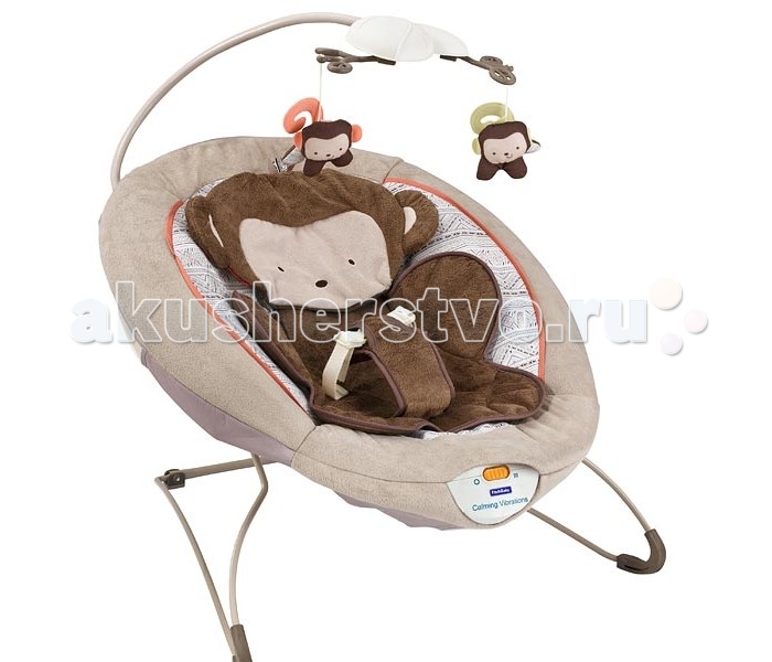 FitchBaby Кресло-качалка с игрушками и вибрацией Delux Bouncer 88919Кресло-качалка с игрушками и вибрацией Delux Bouncer 88919 FitchBaby Кресло-качалка с игрушками и вибрацией Delux Bouncer 88919Кресло-качалка с игрушками и вибрацией Delux Bouncer 88919Fitch Baby Кресло-качалка с игрушками и вибрацией Delux Bouncer 88919 Это удобное кресло-качалка подойдёт как для сна, так и для игр. Оно абсолютно безопасно и просто в использовании. Комфортная ортопедическая спинка, позволяющая находиться в правильном положении. Массажный (вибро) режим обеспечит малышу спокойный и сладкий сон. Чехол кресла-качалки без труда снимается и стирается, что позволяет поддерживать гигиену на необходимом уровне. Особенности: Мягкое и уютное креслице, отделанное плюшевым материалом с забавным вкладышем Мобиль с 2-я маленькими игрушками Блок вибрации - поможет расслабиться и заснуть Трехточечные ремни безопасности - помогут избежать неприятностей. Для работы блока вибрации необходима одна батарейка типа D (LR20), которая НЕ входит в комплект поставки. Максимальный вес ребенка, находящегося в этой моделе креслица-качалки не должен превышать 11 кг.<br>