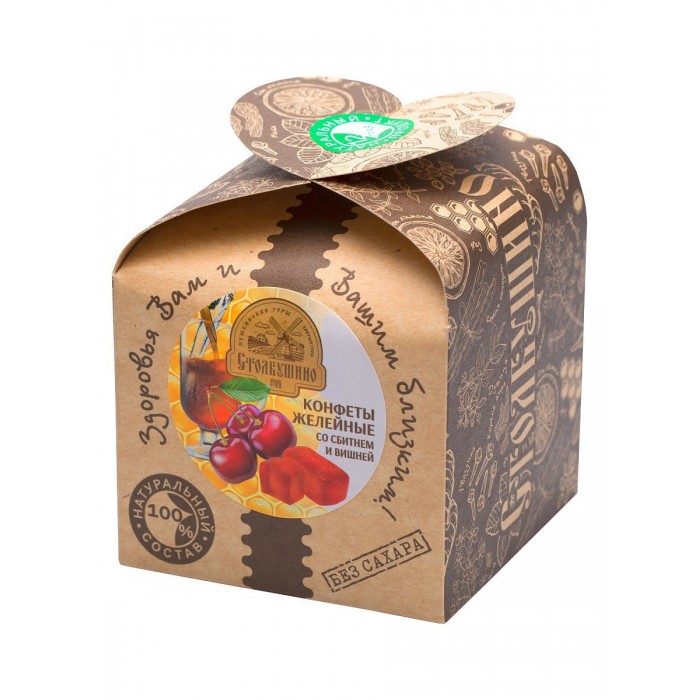 

Столбушинский продукт Конфеты желейные со сбитнем и вишней 180 г, Конфеты желейные со сбитнем и вишней 180 г