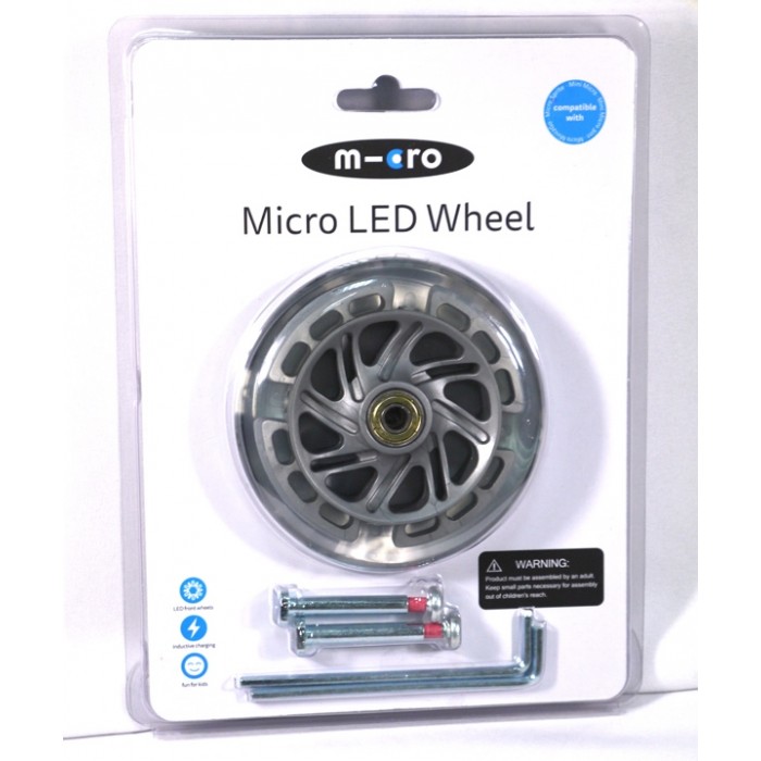 

Micro Колеса светящиеся для самоката Mini Led 120 мм 2 шт., Колеса светящиеся для самоката Mini Led 120 мм 2 шт.