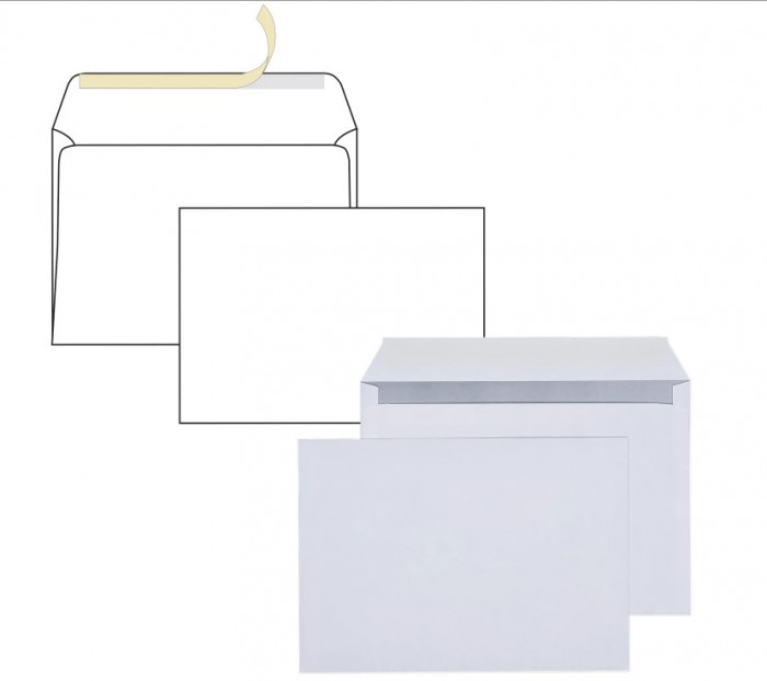 Курт Конверты С4 STRIP 90 г/м2 229х324 мм 250 шт.