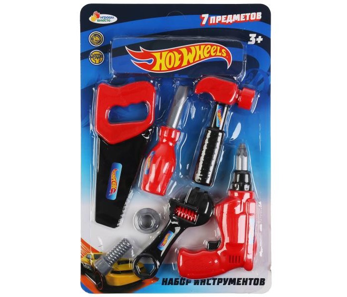 

Играем вместе Набор инструментов Hot Wheels ZY1013033-R, Набор инструментов Hot Wheels ZY1013033-R