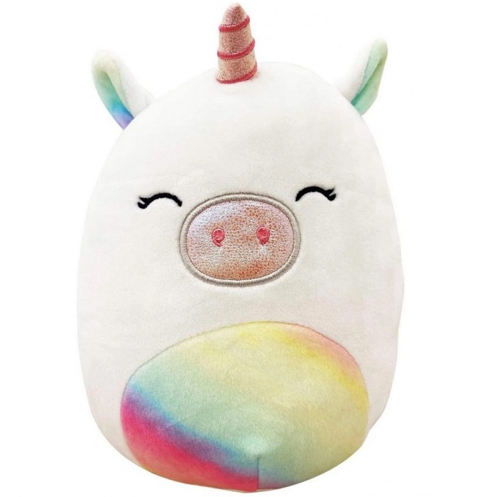 фото Мягкая игрушка squishmallows сквиш антистресс белый единорог софия