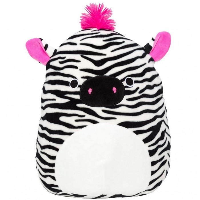 фото Мягкая игрушка squishmallows сквиш антистресс зебра трейси