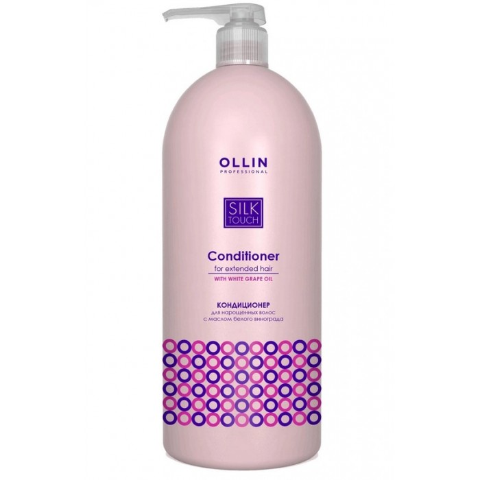 

Ollin Professional Silk Touch Кондиционер для нарощенных волос с маслом белого винограда 1000 мл, Silk Touch Кондиционер для нарощенных волос с маслом белого винограда 1000 мл