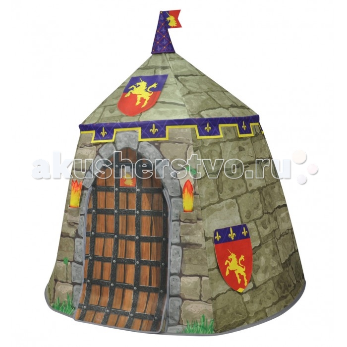 Leader Kids Игровая палатка ЗамокИгровая палатка Замок Leader Kids Игровая палатка ЗамокИгровая палатка ЗамокИгровая палатка Leader Kids Замок изготовлена из ткани, имеет натяжную крышу и элементарно складывается. Палатка устойчивая, её возможно использовать летом дома, на даче и на улице, в сложенном виде занимает немного места. Все углы сглажены, материал экологически чист и безвреден для малышей. Подходит для мальчиков и девочек. Основные характеристики оформлена в виде замка натяжная крыша высота 125 см ширина 126 см от 1 года отсутствие неприятных запахов лёгкая конструкция используется летом яркий дизайн нет острых углов занимает мало места изготовлена из ткани, легко стирается Преимущества палатки Конструкция легко складывается, немного весит, компактная Изготовлена из экологически чистых материалов, отсутствуют неприятные запахи, полностью безопасна даже для самых маленьких Яркий дизайн в виде замка нравится мальчикам и девочкам любого возраста Установка возможна в квартире и на даче Благодаря умеренным габаритам в ней достаточно места для нескольких детей Долговечная, все крепления сделаны качественно Ткань легко отмывается от разных видов загрязнений Устойчивая и без острых углов<br>