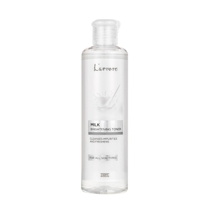 фото L’arvore тонер питательный с молочными протеинами milk brightening toner