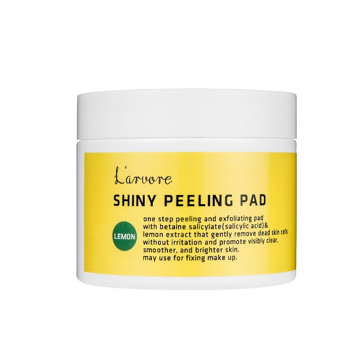 Косметика для мамы L’arvore Пилинг-диски для лица с экстрактом лимона Lemon Shiny Peeling Pad 70 шт