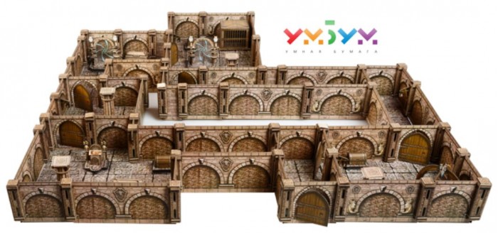 фото Конструктор умная бумага игровой набор из картона конструктор подземелья