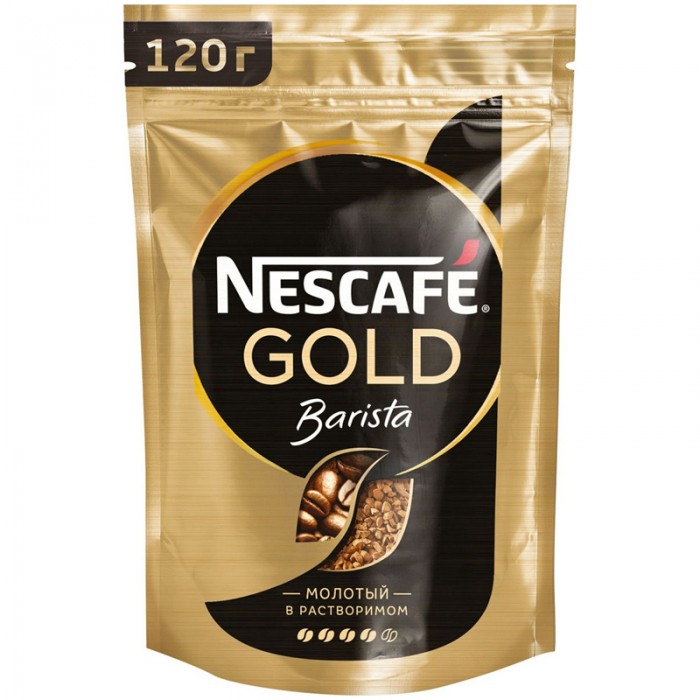 Nescafe Кофе растворимый с молотым Gold Barista 120 г