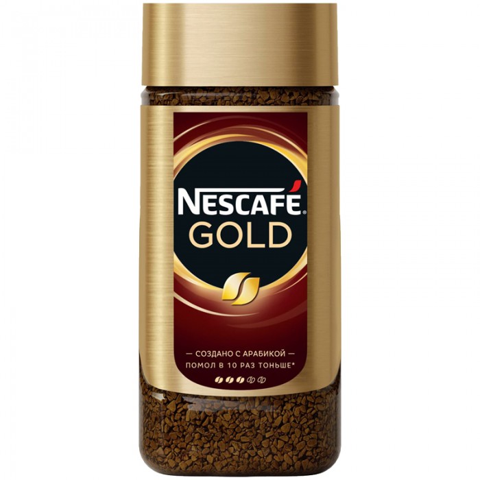 Nescafe Кофе растворимый с молотым Gold тонкий помол в банке 190 г