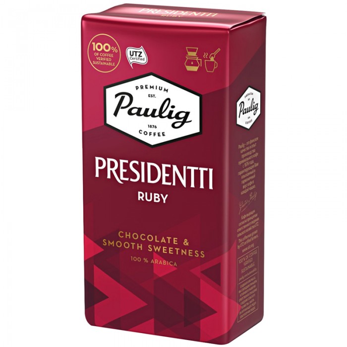 Paulig Кофе молотый Presidentti Ruby 250 г