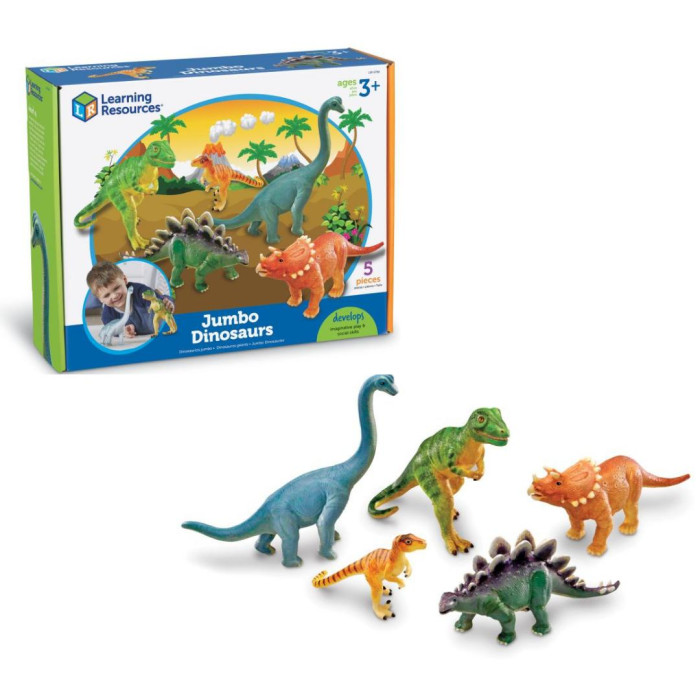 Купить Игровые фигурки, Learning Resources Набор фигурок Эра динозавров Часть 2