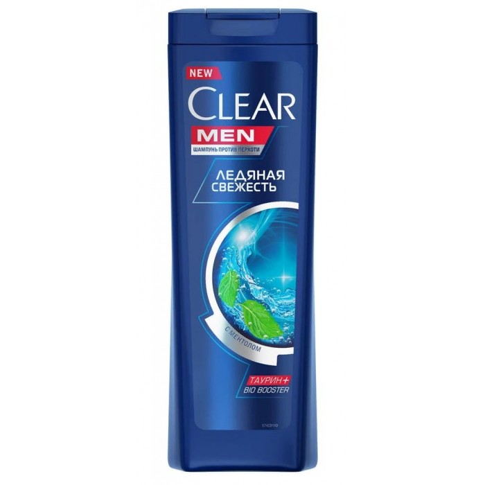 Clear Шампунь Ледяная Свежесть с ментолом против перхоти для мужчин 400 мл