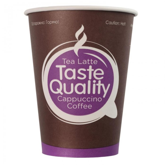 Формация Стакан одноразовый бумажный TasteQuality 300 мл 50 шт.