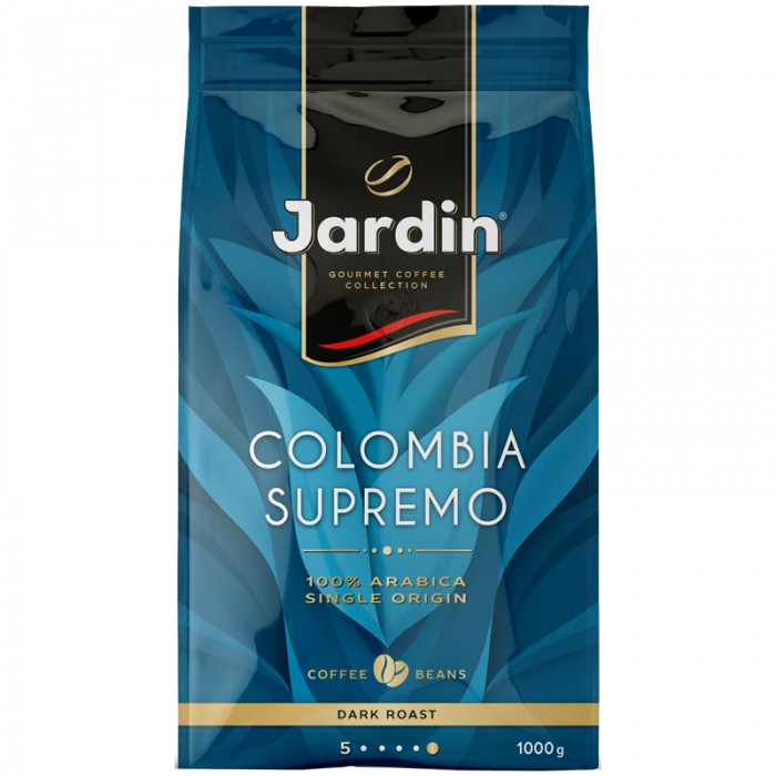 

Jardin Кофе в зернах Colombia Supremo 1 кг, Кофе в зернах Colombia Supremo 1 кг