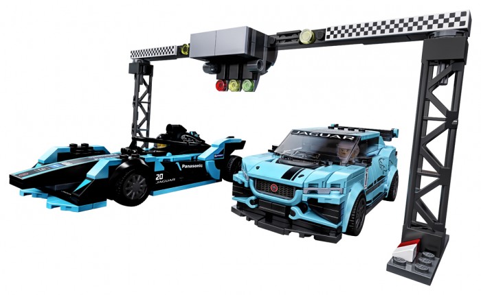 

Конструктор Lego Speed Champions Formula E Panasonic Jaguar Racing GEN2 car & Jaguar IPAC, Speed Champions Formula E Panasonic Jaguar Racing GEN2 car & Jaguar IPAC