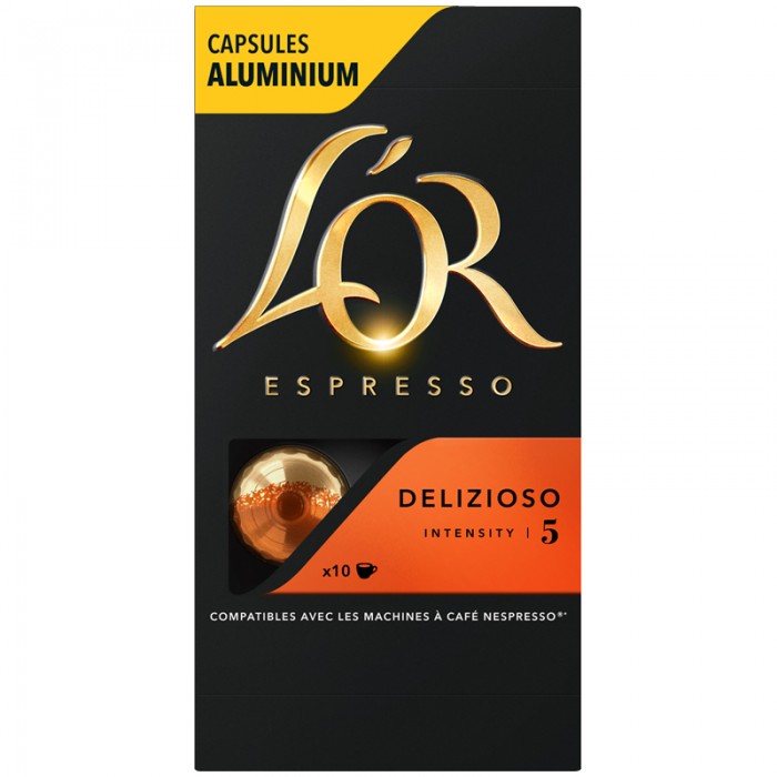 L’or Кофе в капсулах Espresso Delizioso для машины Nespresso 10 шт.