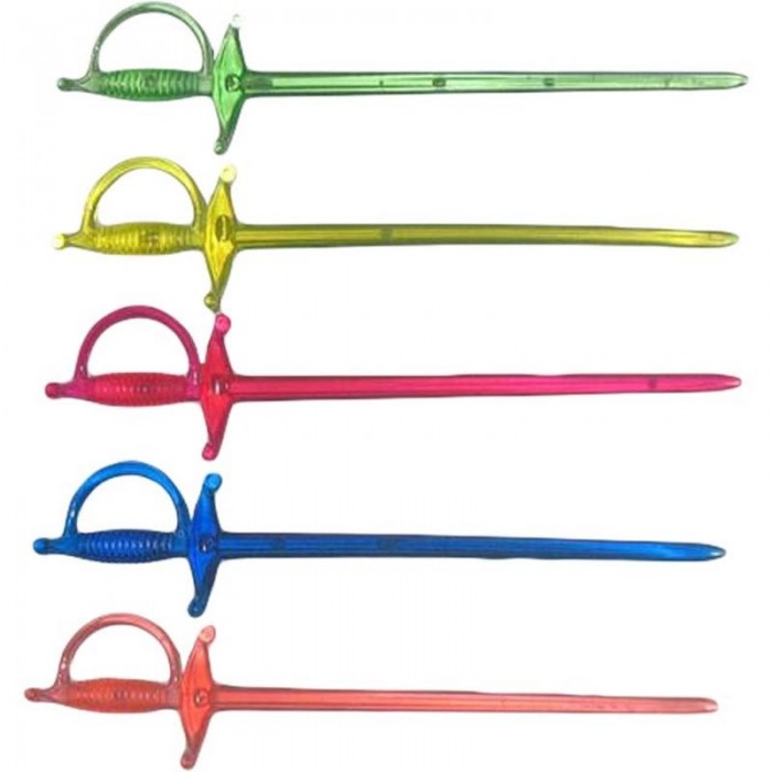 Мистерия Шпажки для канапе цветные 70 мм 500 шт.