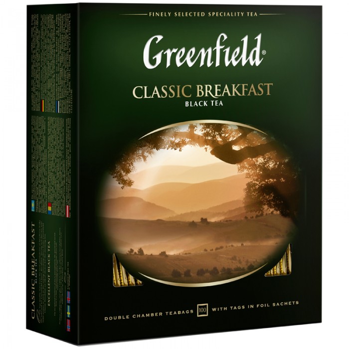 Greenfield Чай черный Classic Breakfast 100 пак. пак 0582-09