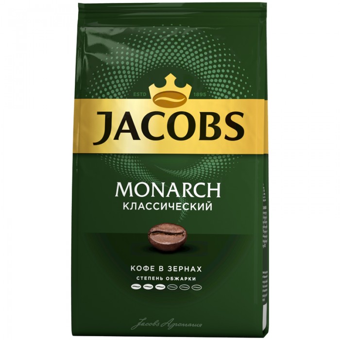 Jacobs Кофе в зернах Monarch 800 г 8051348 - фото 1