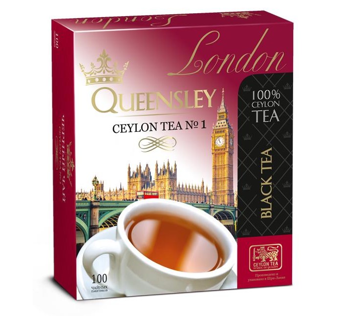 Queensley Цейлонский чай №1 100 пак.