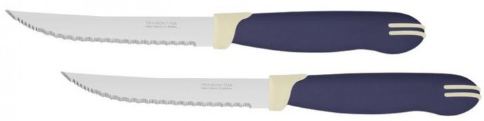 Tramontina Ножи для стейков с зубцами Multicolor 13.5 см 2 шт.