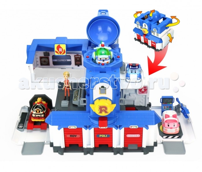 Робокар Поли (Robocar Poli) Игровой набор Штабквартира 2.0