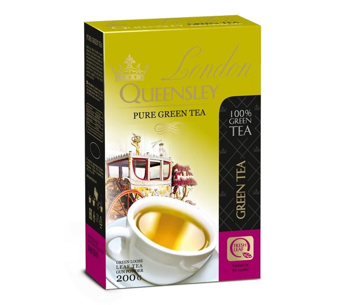 Queensley Чай Зеленый без добавок 200 г