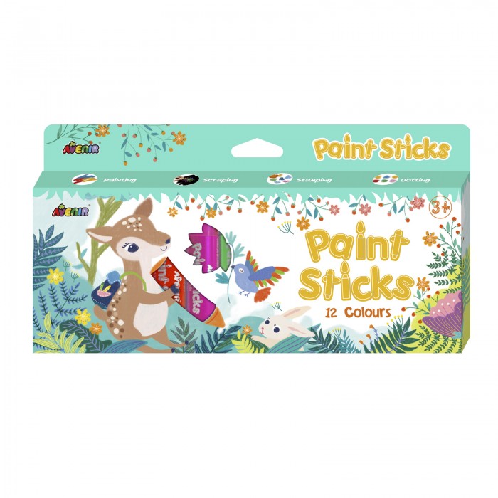 Avenir Карандаши твердые выкручивающиеся 12 цветов