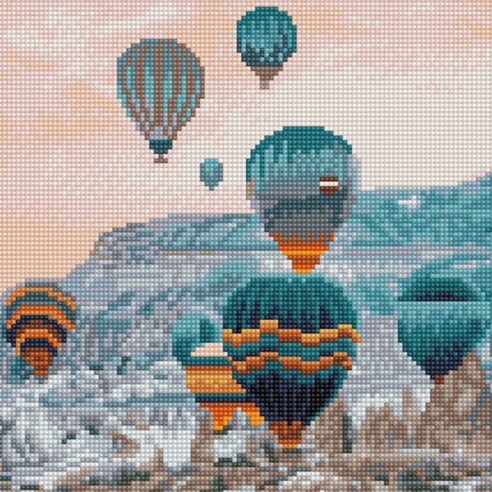 

Molly Картины мозаикой Фестиваль воздушных шаров 30х30 см, Картины мозаикой Фестиваль воздушных шаров 30х30 см
