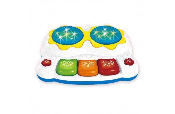 Электронные игрушки Жирафики Игрушка Мини-центр: пианино и барабаны