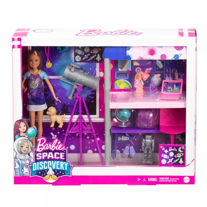 Куклы и одежда для кукол Barbie Спальня Космос с куклой Стейси, телескопом и кроватью