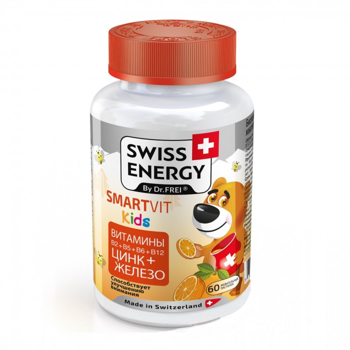 фото Swiss energy smartvit kids таблетки жевательные №60