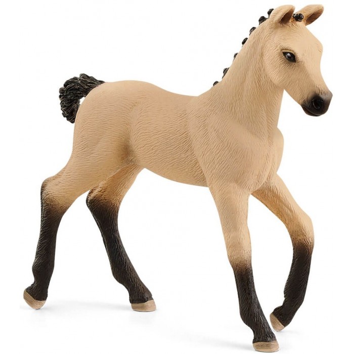 фото Schleich фигурка ганноверский жеребенок буланый