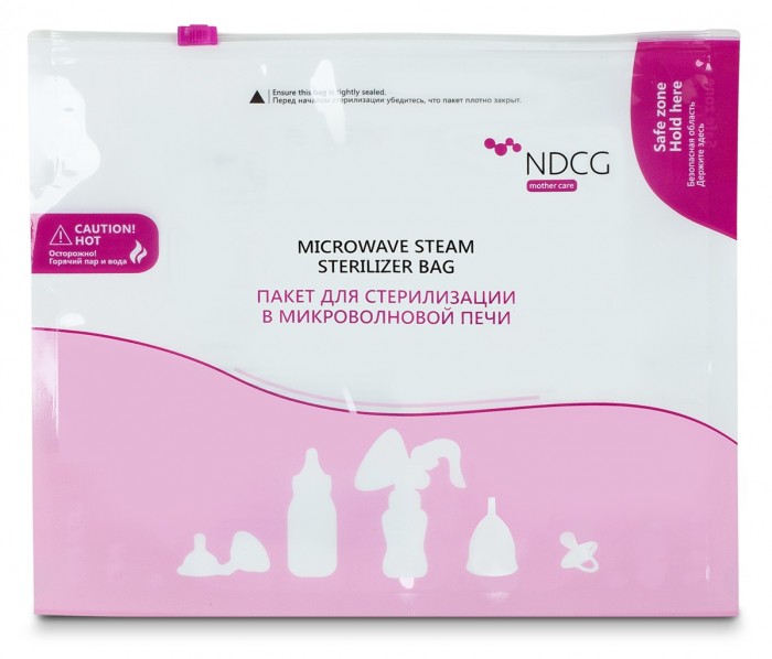 NDCG Пакеты для стерилизации в микроволновой печи Mother Care 5 шт.
