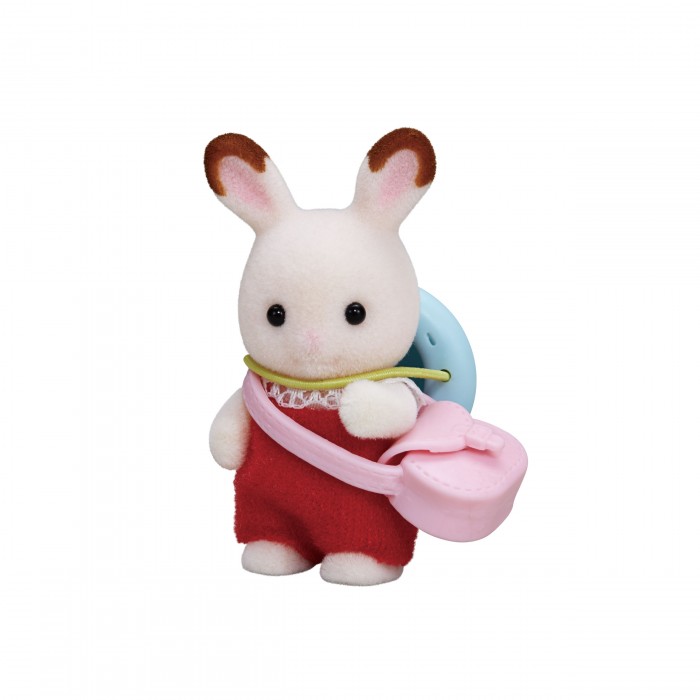 фото Sylvanian families малыш шоколадный кролик