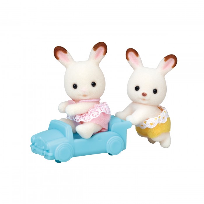 фото Sylvanian families шоколадные кролики двойняшки