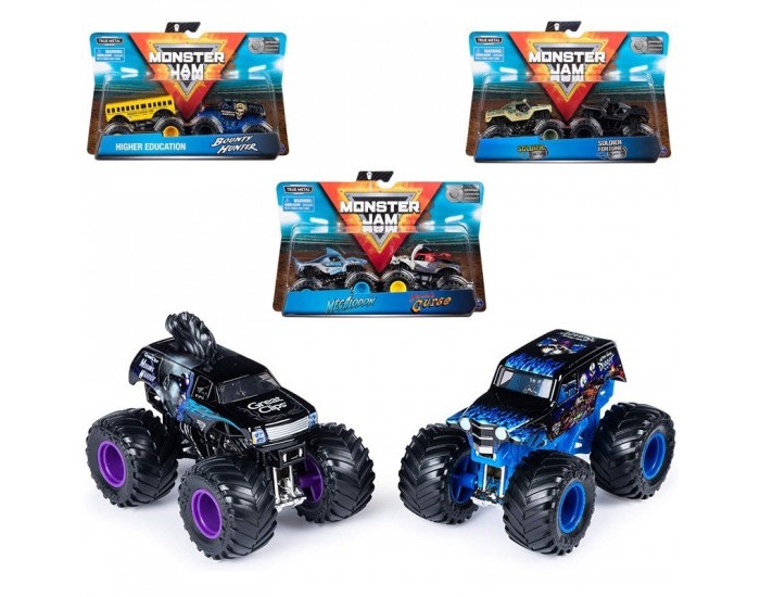 

Monster Jam Трак меняющий цвет 1:64 2 шт., Трак меняющий цвет 1:64 2 шт.