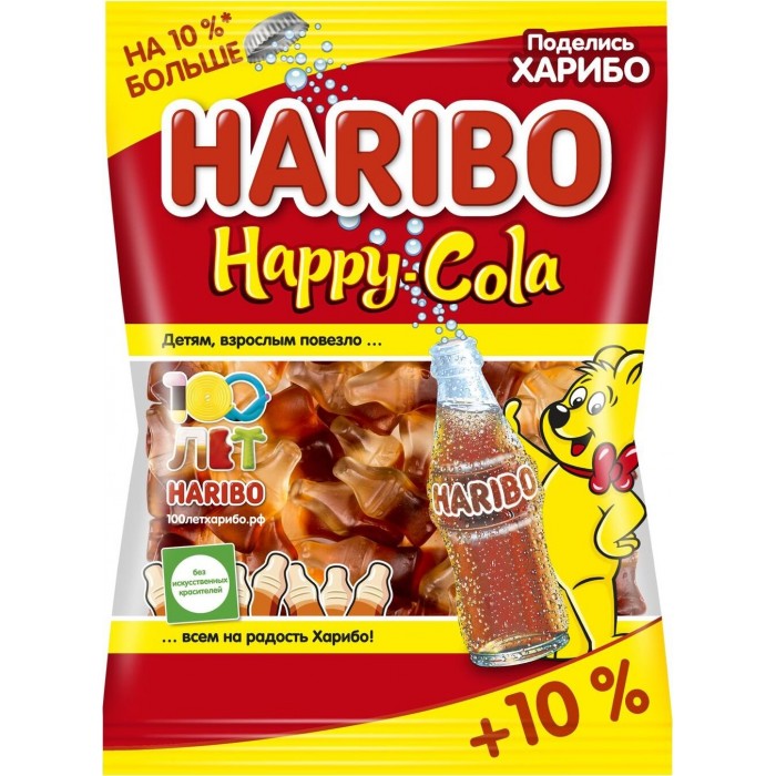  Haribo Мармелад Happy Cola 155 г