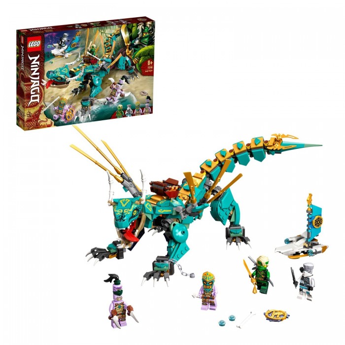 Фото - Lego Lego injago 71746 Лего Ниндзя Дракон из джунглей lego ninjago дракон из джунглей 71746